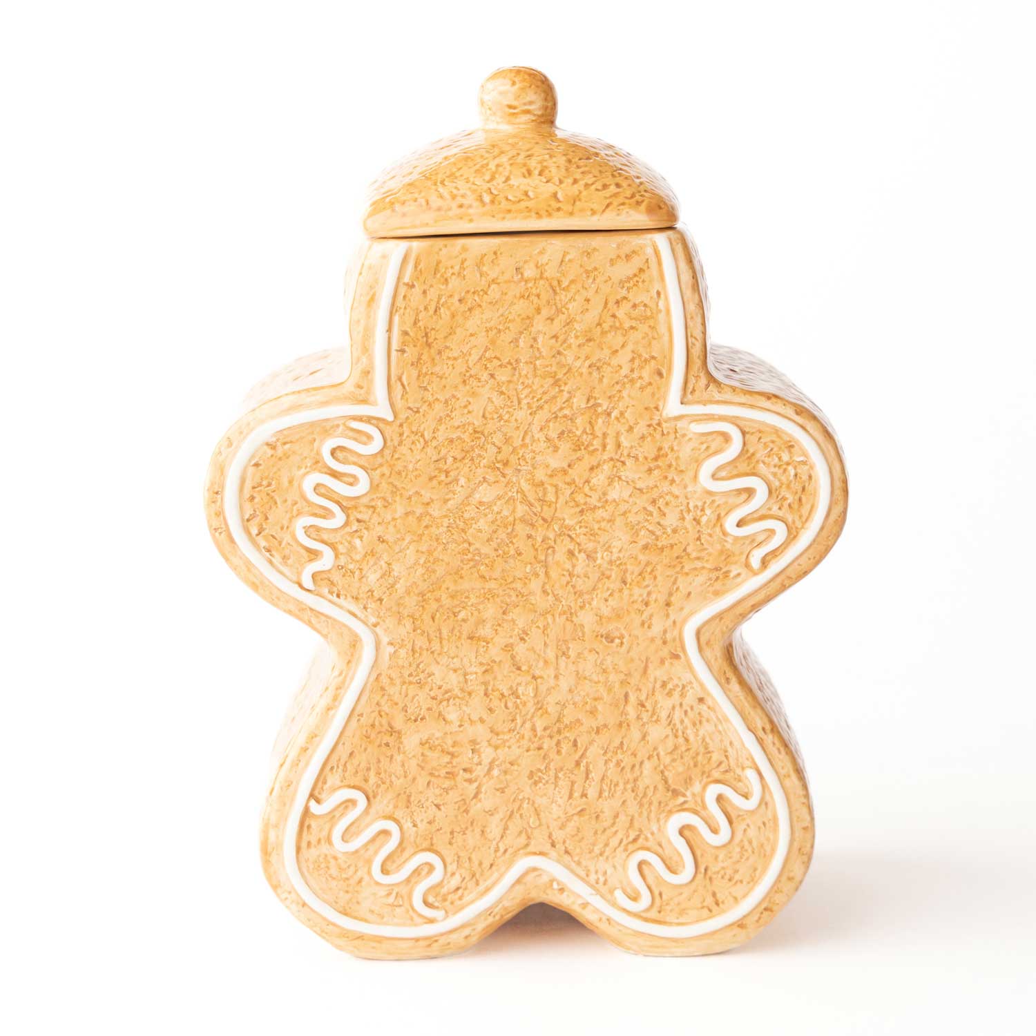 Gingerbread Man Ceramic Cookie Jar