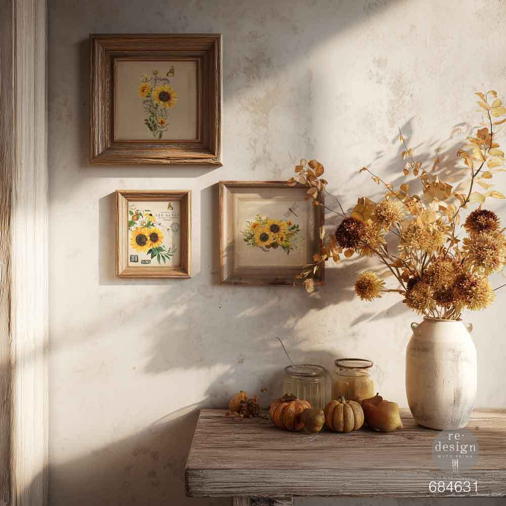 Rustic Amber Petals