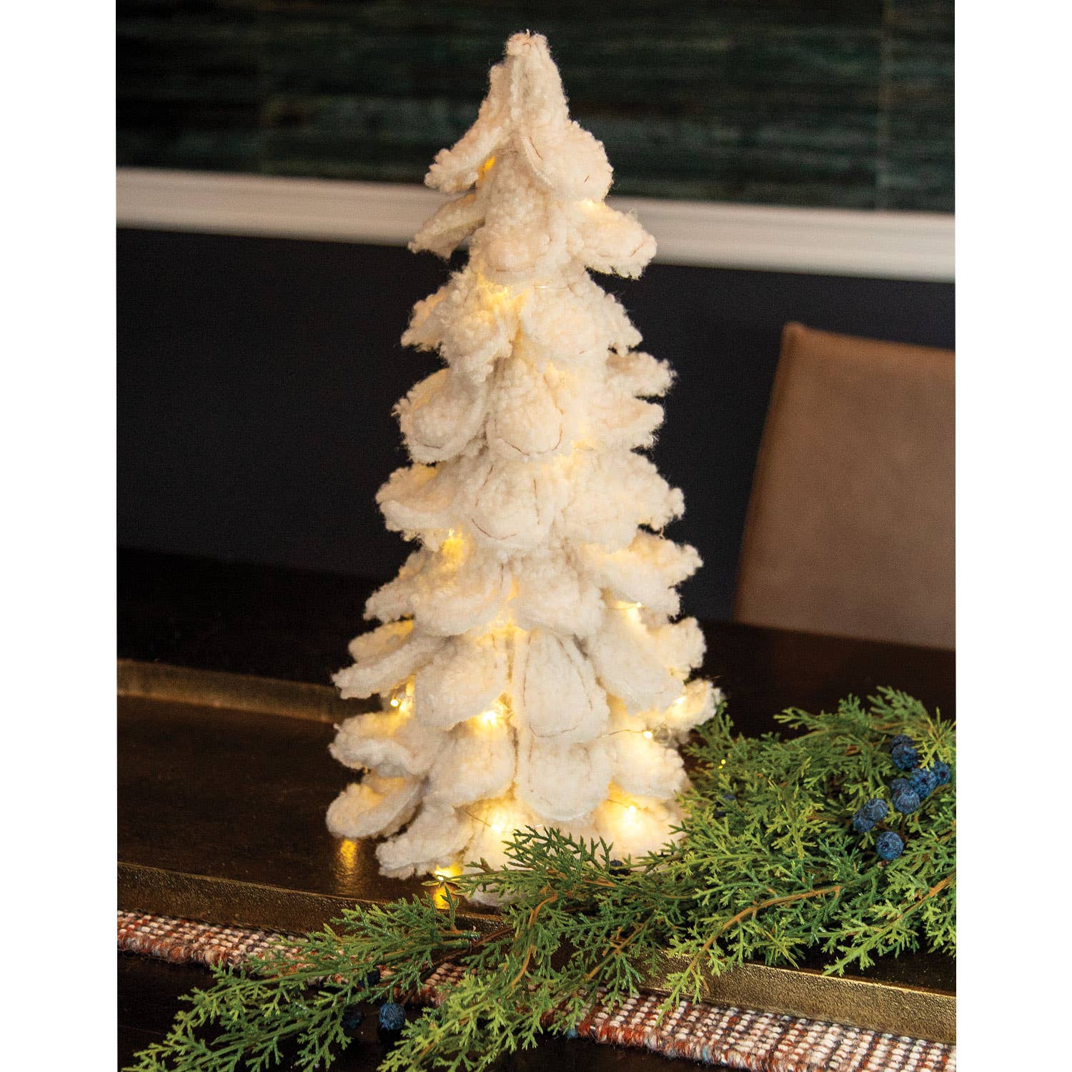 White Sherpa Christmas Tree