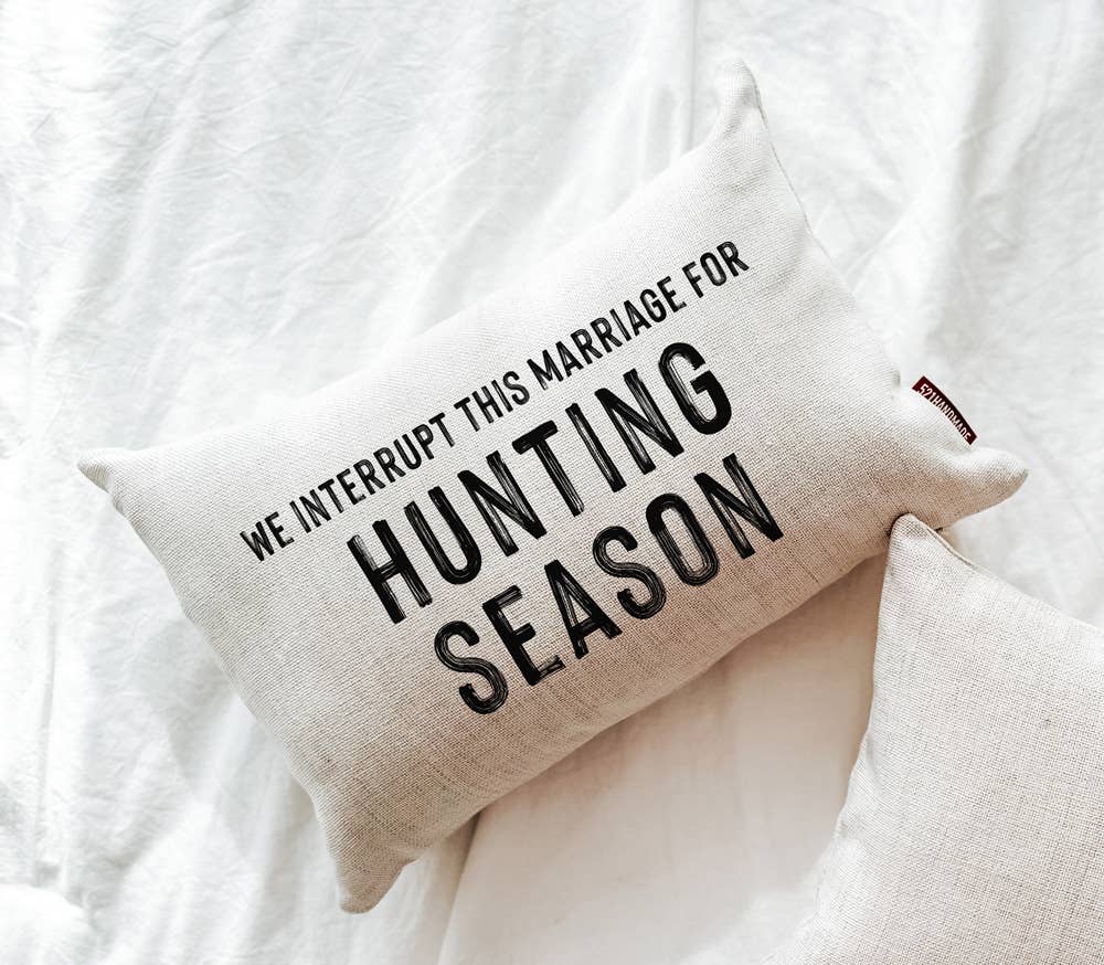 Hunting Season Fall Pillow Cover