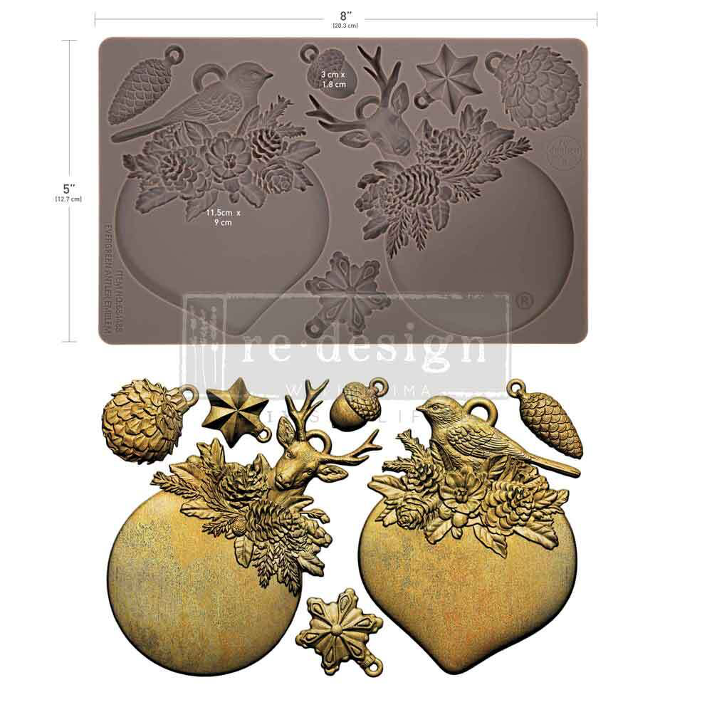 Evergreen Antler Emblem