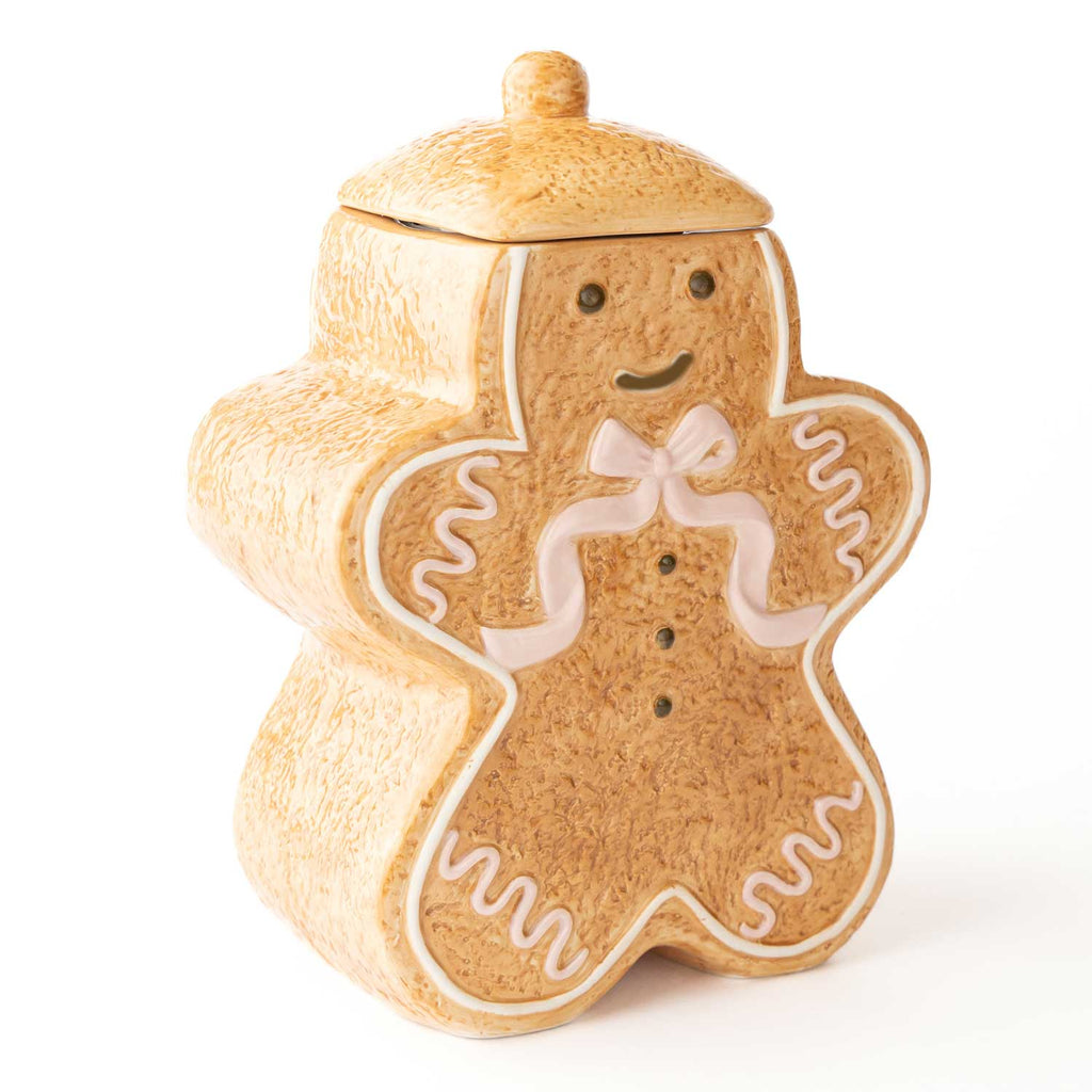Gingerbread Man Ceramic Cookie Jar