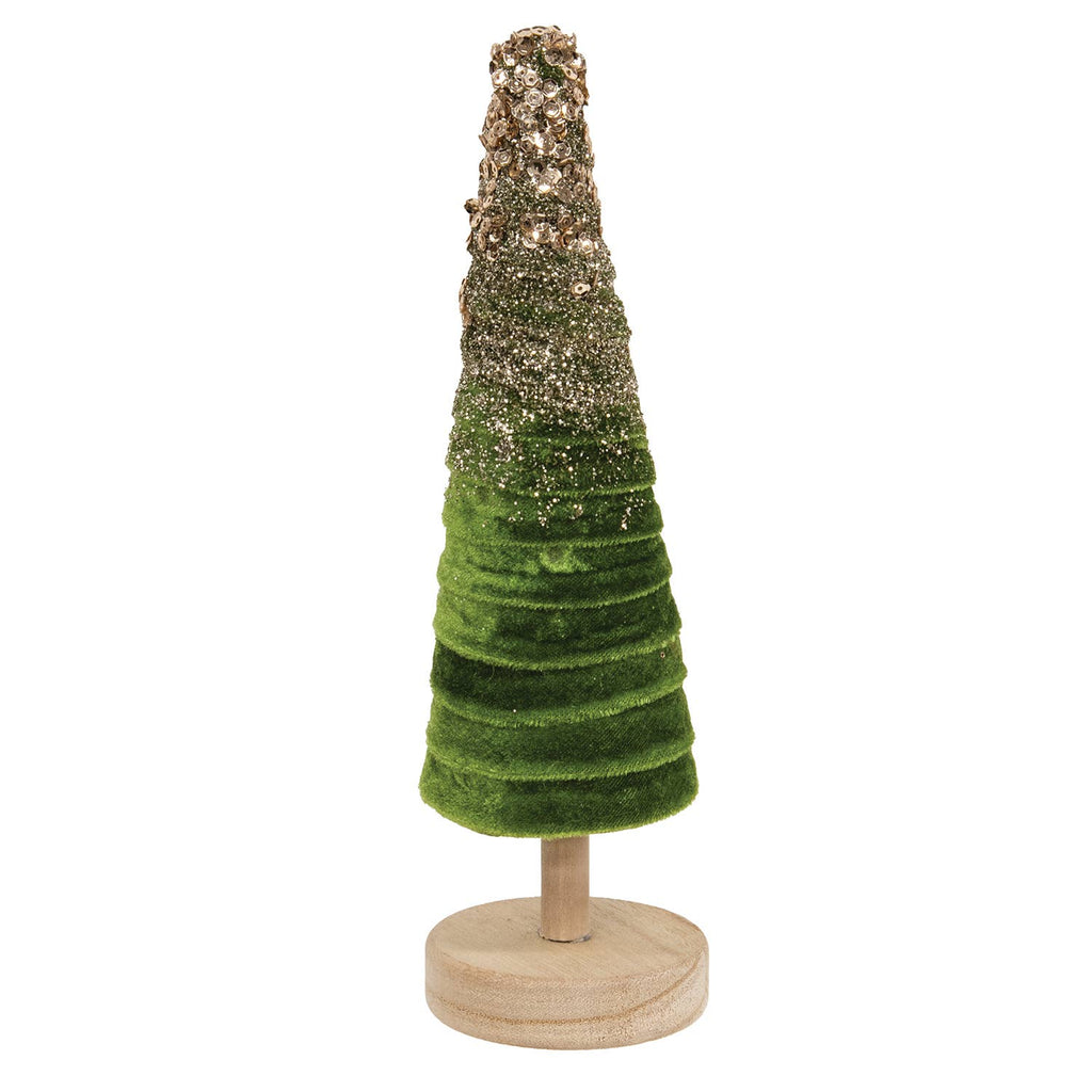Small Sparkle Velvet Christmas Tree