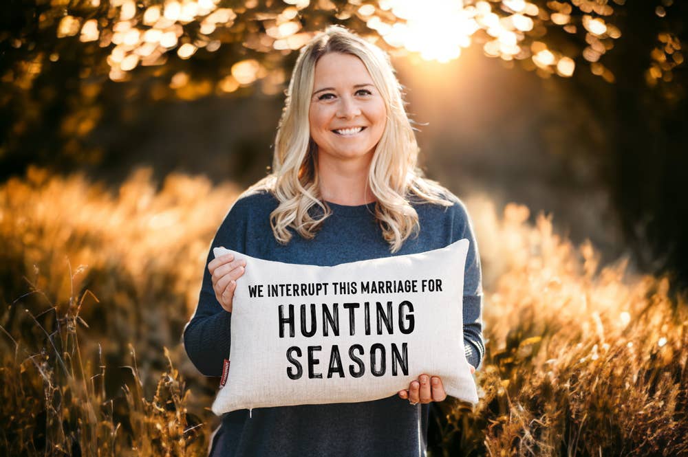 Hunting Season Fall Pillow Cover