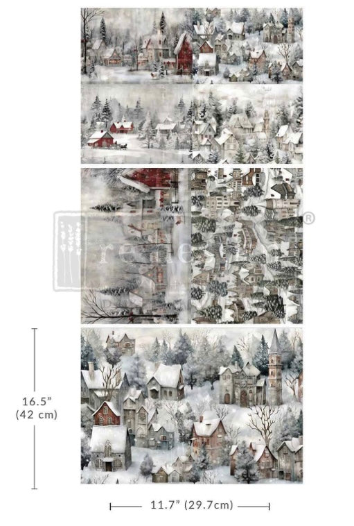 Silent Night Snow Village