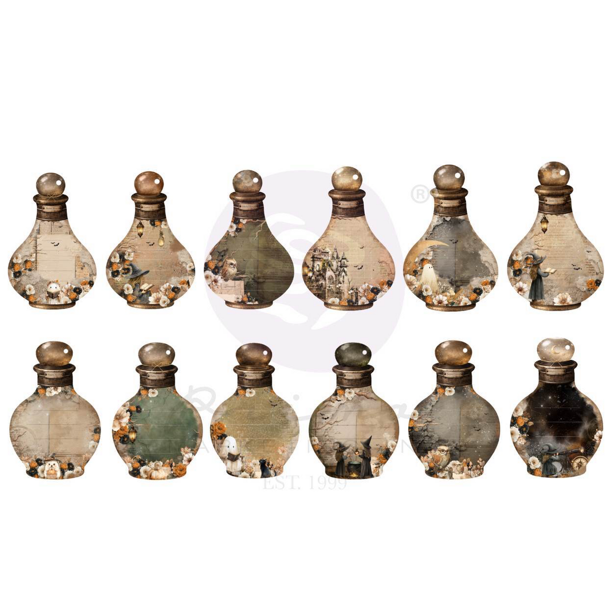 Made of Magic potion bottle tag pad