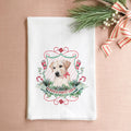 Peppermint Bark Christmas Tea Towel