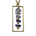 Lavender Pendant Necklace