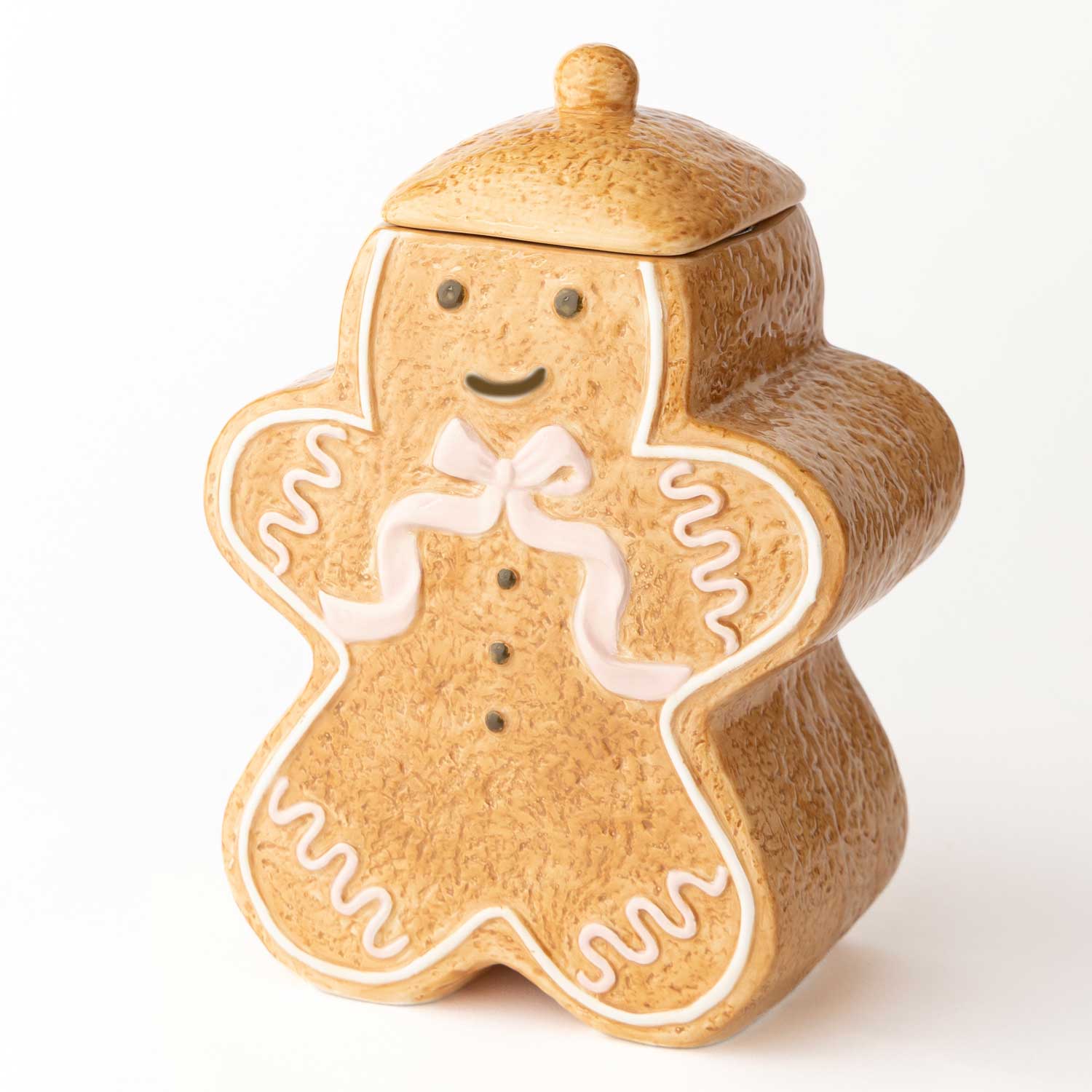 Gingerbread Man Ceramic Cookie Jar
